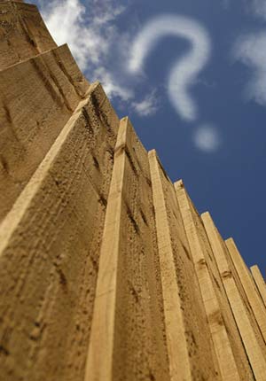 Image: Looking up to a ? in the sky.